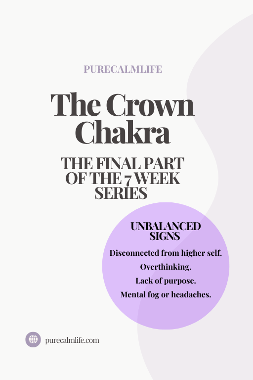 The crown chakra - final part of the 7 week series